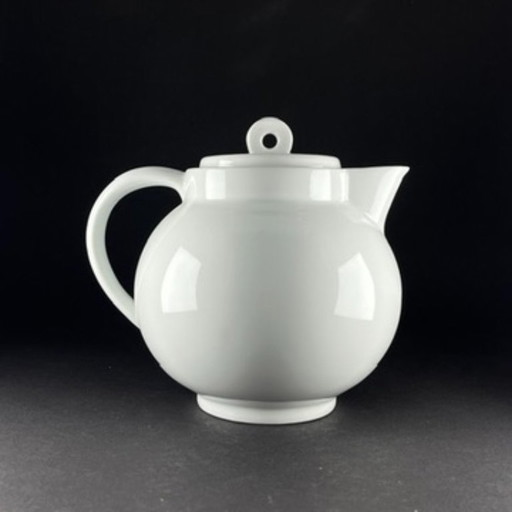 Vintage IKEA 365+ teapot by Susan Pryke – white feldspar porcelain – servies