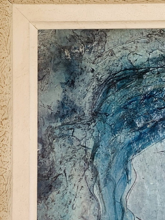 Image 1 of Javier Vilato, Composition, 1956, peinture à l'huile sur toile, encadrée