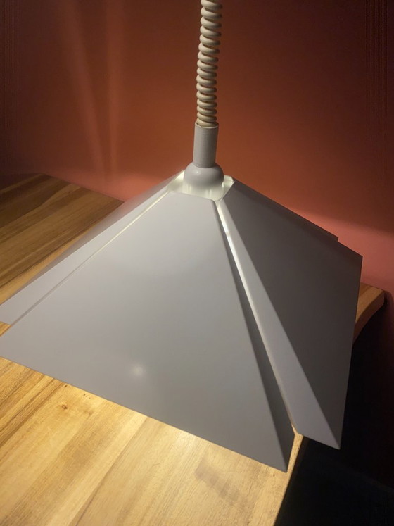 Lampada a Sospensione Dijkstra Piramide | Mid-Century Modern Olandese | Regolabile a Saliscendi | Anni '70 (photo 9 of 23)