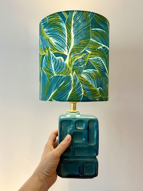 Image 1 of Oost-Duitse designlamp uit het midden van de 20e eeuw, gemaakt van een vaas door VEB Strehla.