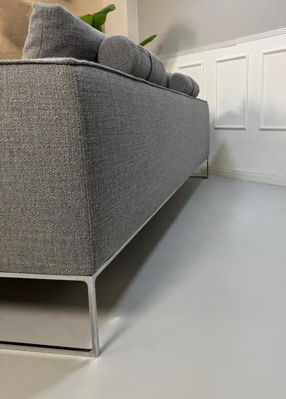 Image 1 of Divano di design COR Mell Lounge in tessuto grigio a 3 posti