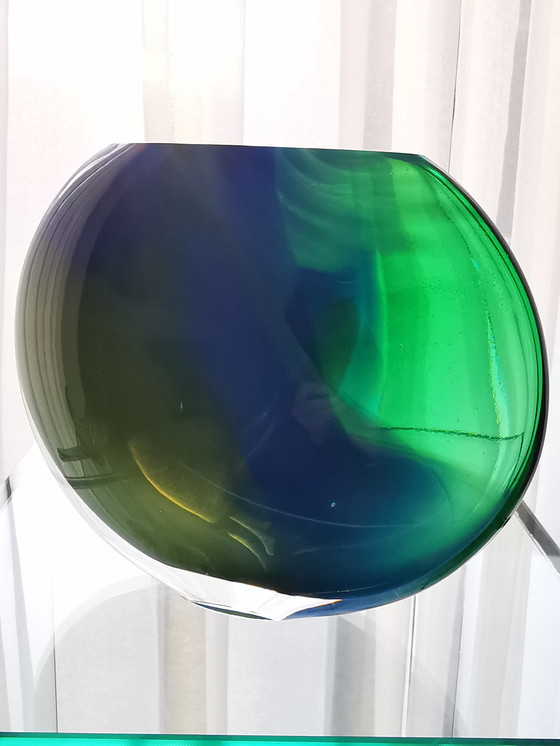 Image 1 of Vase, Ellipse, Hoglund art glass 1980s
