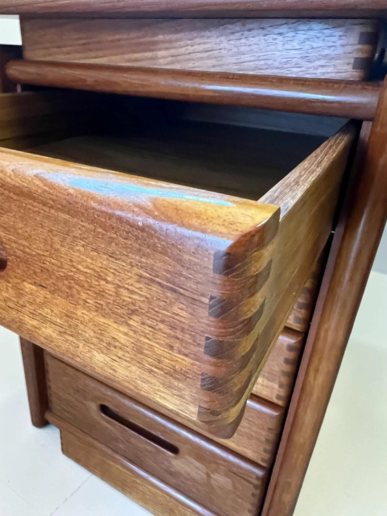 Salin Møbler Teak Bureau – Deens Modern Design met 5 Lades | Made in Denmark – Wood, Mid Century Modern (photo 15 of 18)