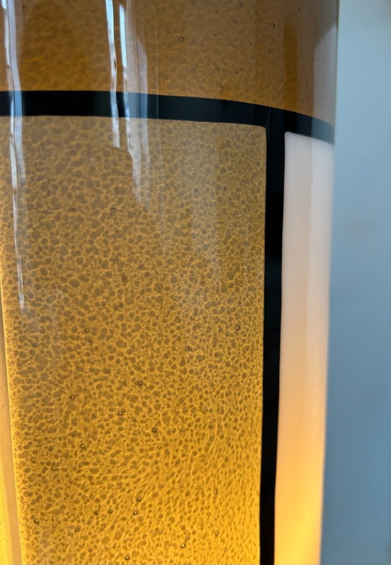 Image 1 of Vintage tempered glass wall lamp, Italy, 1980