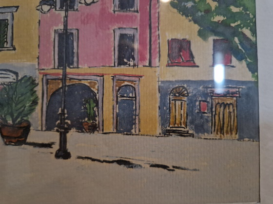 Image 1 of Albergo Stella, peinture à l'aquarelle