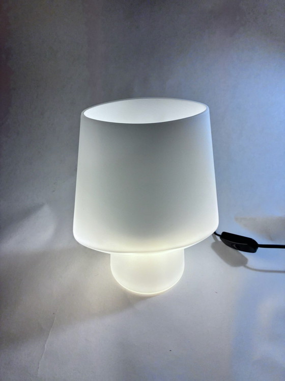 Habitat FLORE Table Lamp – French Design – Opal White – Glass (photo 2 of 10)
