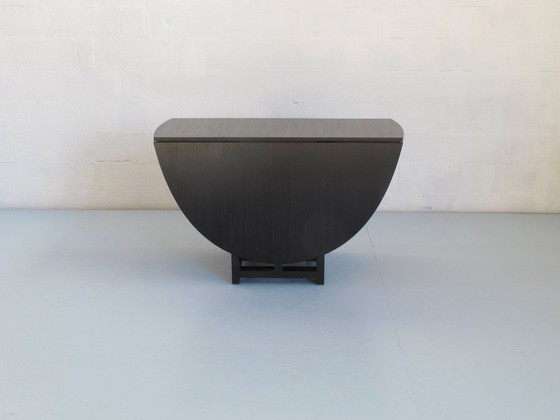 Image 1 of Tavolo in frassino tinto nero di Charles R. Mackintosh, edizione Cassina