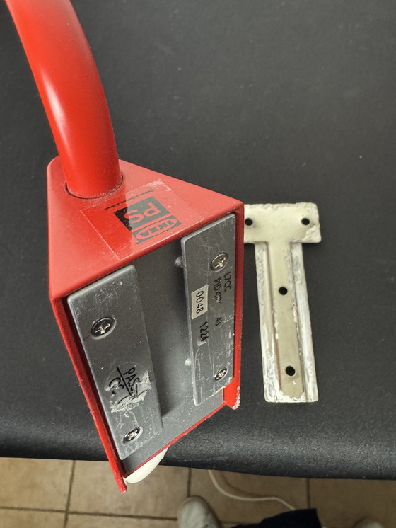 Image 1 of Lámpara de pared de metal rojo IKEA PS 2012 Diseño de Johanna Jelinek