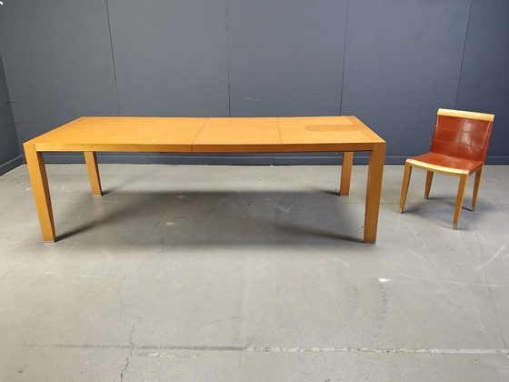Image 1 of Table de salle à manger extensible de Chi Wing Lo pour Giorgetti, Italie