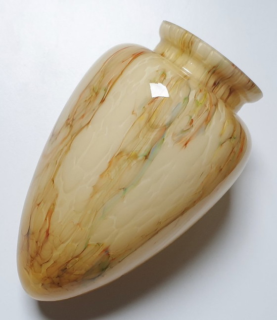Image 1 of Art-Deco-Wandleuchte aus Opalglas