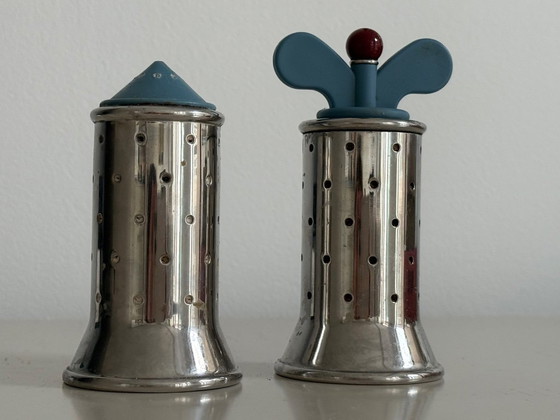 Juego de sal y pimienta Alessi – Accesorios de mesa, rvs (photo 3 of 5)