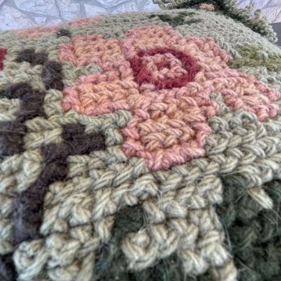 Antica Fodera per Cuscino Tradizionale Portoghese Arraiolos in Legno – Cuscini, Wool (photo 8 of 10)
