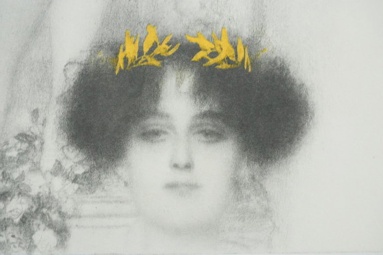 Gustav Klimt: De allegorie van de beeldhouwkunst, gesigneerde lithografie – Litho's & Zeefdrukken, Paper (photo 13 of 15)