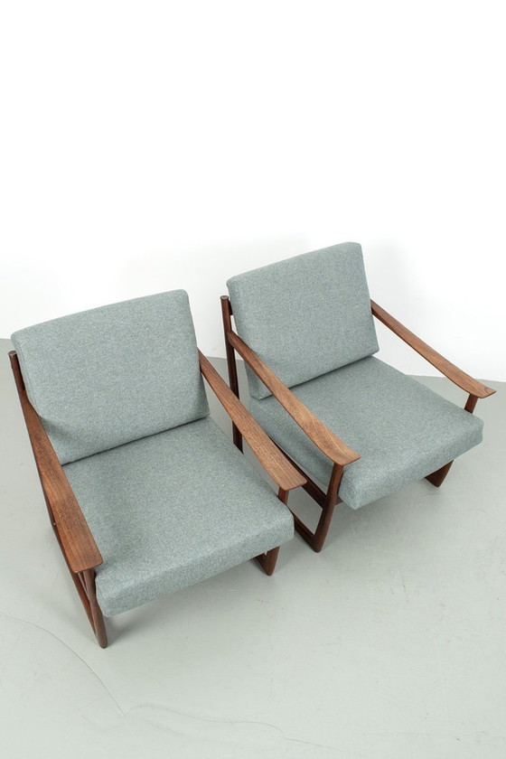 Image 1 of Lot de 2 fauteuils FD130 vintage Danish Design Peter Hvidt
