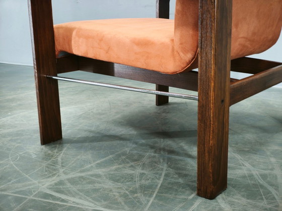 Image 1 of Coppia di poltrone Ludvik Volak Drevopodnik Holesov, stile Mid-Century Lounge, ceco, anni '70.