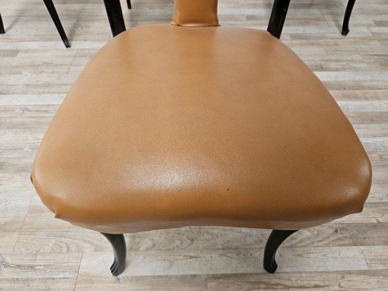 Set van 6 eetkamerstoelen van Vittorio Dassi uit de jaren 1950. – Wood (photo 17 of 17)