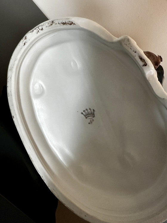 Image 1 of Capodimonte vintage porcelain statue