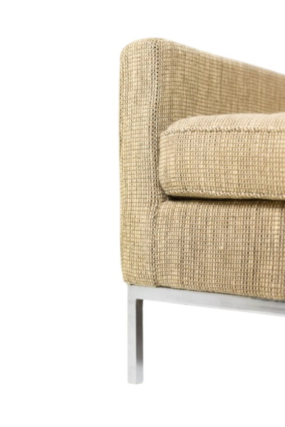 Image 1 of Florence Knoll, voor Knoll. Sofa en twee fauteuils. Jaren 60-70.