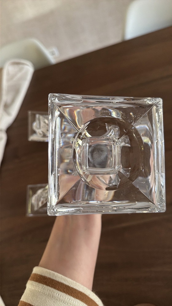 Vintage Nachtmann crystal candle holder in very good condition, Transparent (photo 8 of 9)