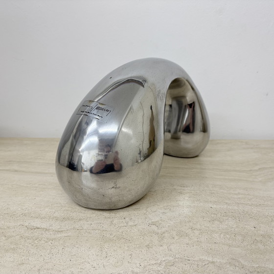 Image 1 of Biomorphic Sculpture Object in Aluminum by Eva & Peter Moritz for IKEA, 1980