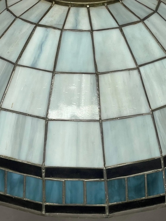 Lampada a sospensione in stile Tiffany. – Lampadari, Crystal, Glass, Art Nouveau (photo 4 of 6)
