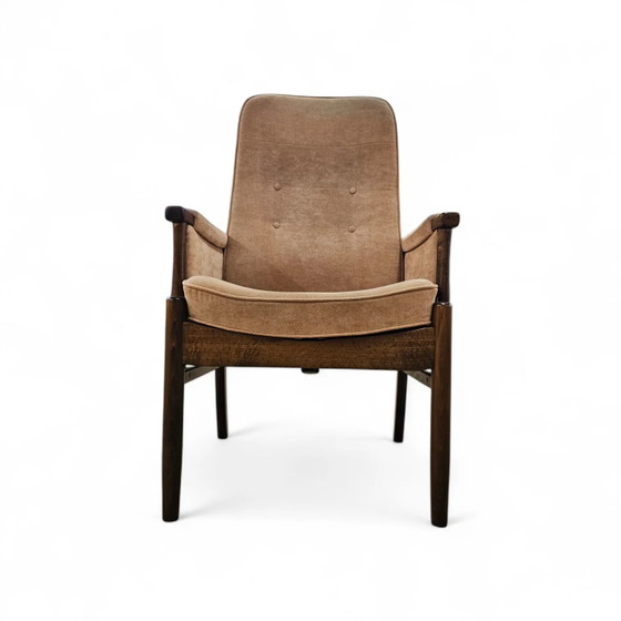 Farstrup "Casa" Poltrona Danese Mid Century / Poltrona Relax / Easy Chair / Anni '70 / Meccanismo di (photo 6 of 10)