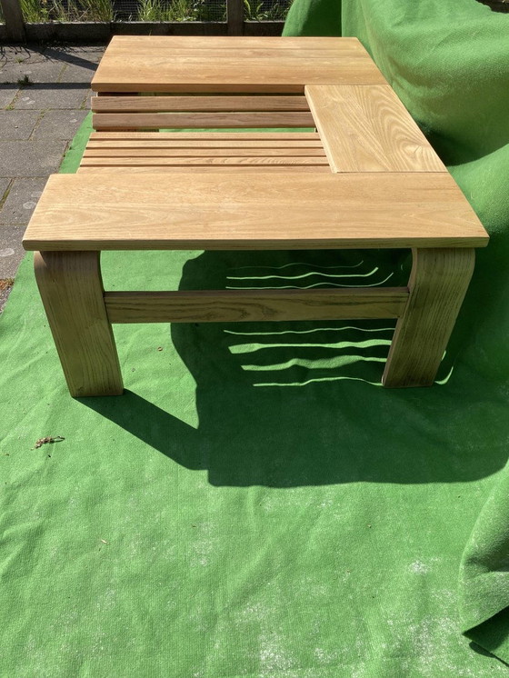 Image 1 of Mid - Century Dutch slatted Coffee Table