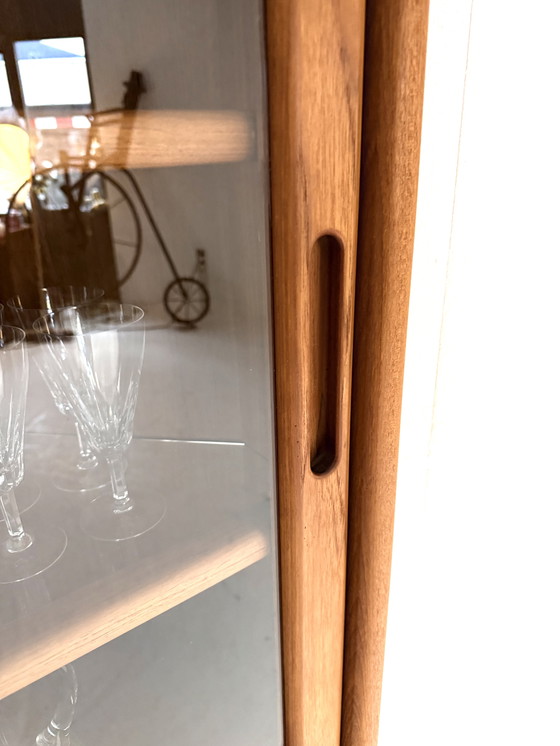 Image 1 of Vetrina vintage sospesa (ad angolo), Dyrlund '70