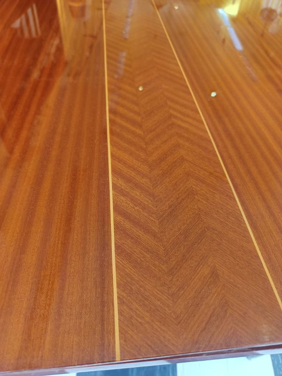 Table de salon mid-century vintage pieds compas – Tables de salle à manger, Bois (photo 10 of 14)