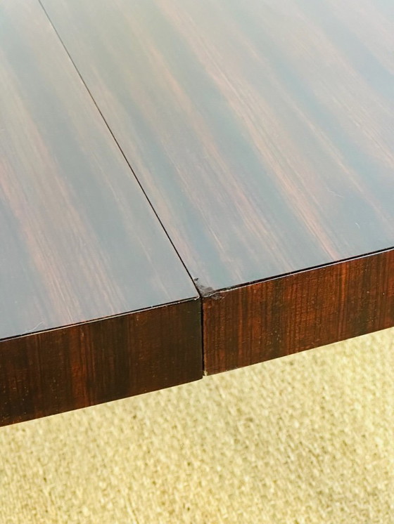 Image 1 of Ovale Art Deco eettafel van palissanderhout, Frankrijk, 1940