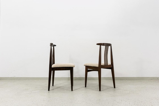 Image 1 of VENTE Ensemble de 4 chaises de salle à manger de M. Zieliński, années 1960