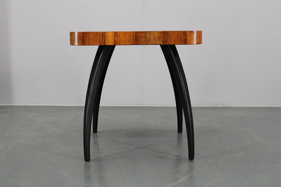 Image 1 of 1940 Jindrich Halabala "Spider" Coffee Table in Walnut Finish, Czechoslovakia