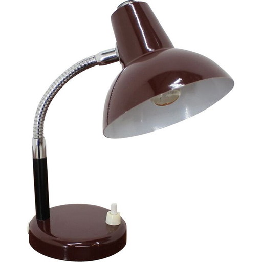 Lámpara de mesa italiana vintage, 1980