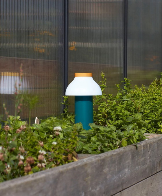 Image 1 of PORTABLE LAMP OCEAN GREEN / HAY