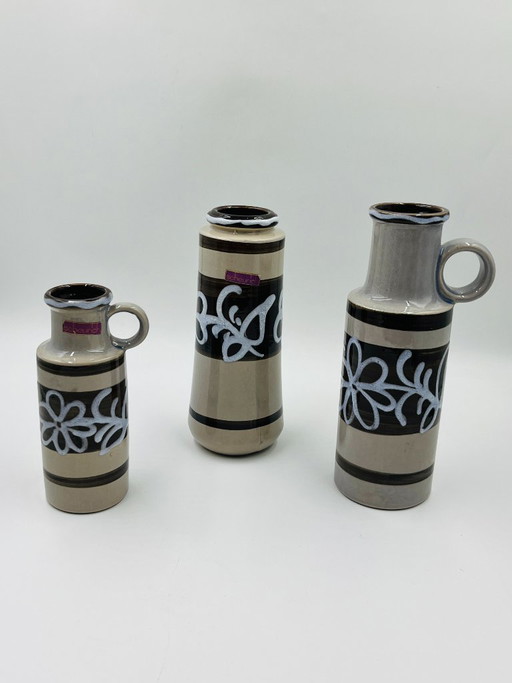 Trio of vintage Amsterdam vases by Scheurich - West Germany – Scheurich W-Germany, vazen, Ceramic (photo 2 of 24)