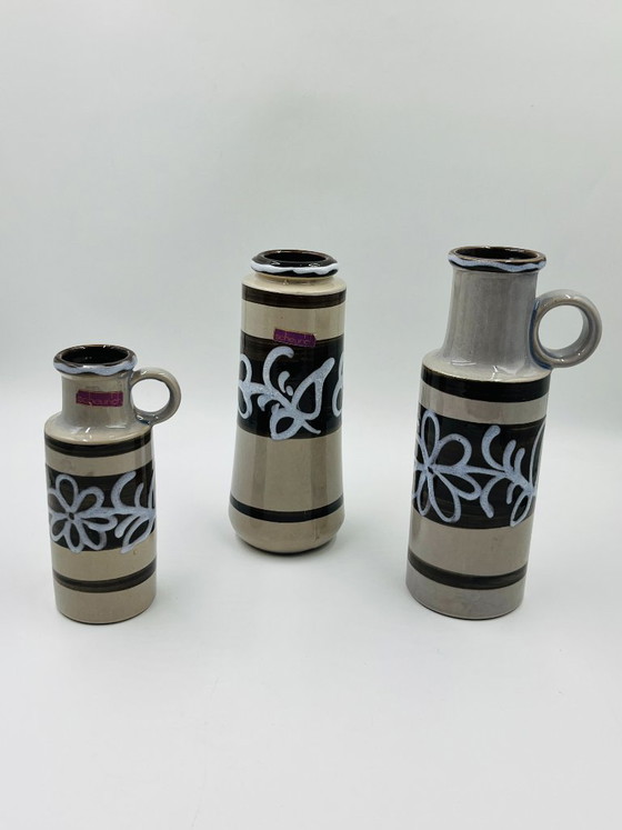 Trio of vintage Amsterdam vases by Scheurich - West Germany – Scheurich W-Germany, Ceramic (photo 2 of 24)