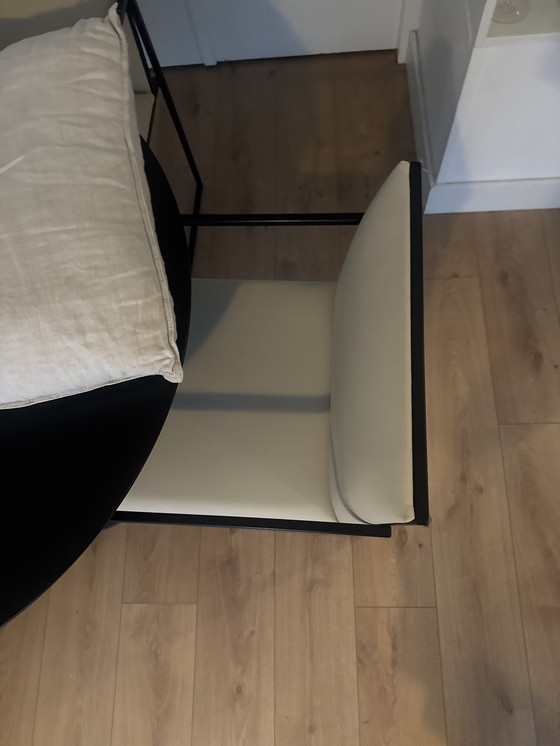 Image 1 of 4x By Crea Designer-Esszimmerstühle mit veganem Lederbezug, neuwertig