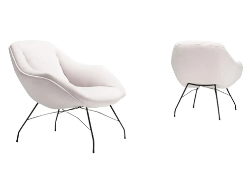 2x Sillones "Concha" de Carlo Hauner y Martin Eisler