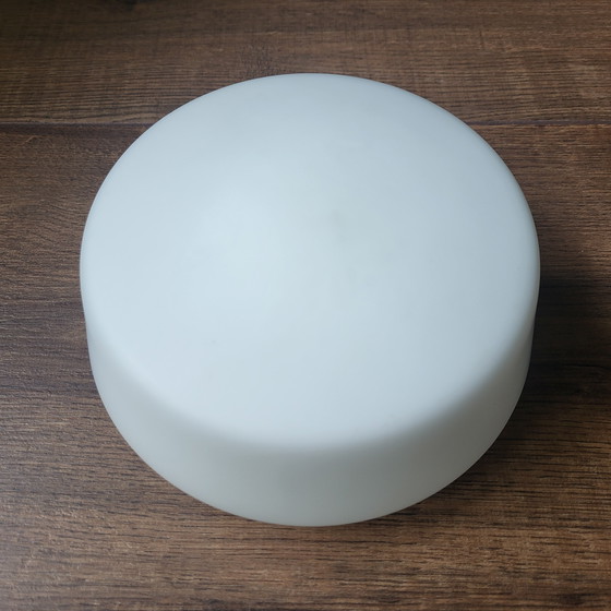 Image 1 of Vintage RZB Leuchten Ceiling Light Opaline Glass White from the 1960s.