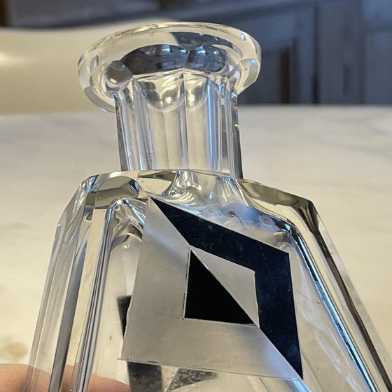 Servizio da Liquore Cubista Art Déco in Cristallo di Karl Palda, anni '30, Set di 8 – Bicchieri e caraffe (photo 14 of 17)