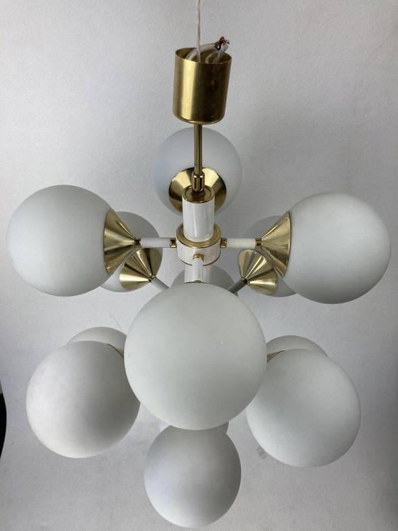 Image 1 of Atomic Sputnik Chandelier By Richard Essig, 1960S