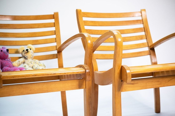 Image 1 of Solid wood garden chairs / lounge chairs