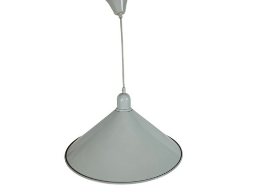 Lámpara colgante vintage OVNI Space Age de Alemania, metal, años 70