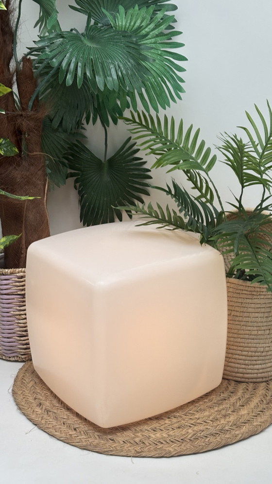 Image 1 of Ilu design kubus cube grote vierkante vloerlamp tuin/ balkon