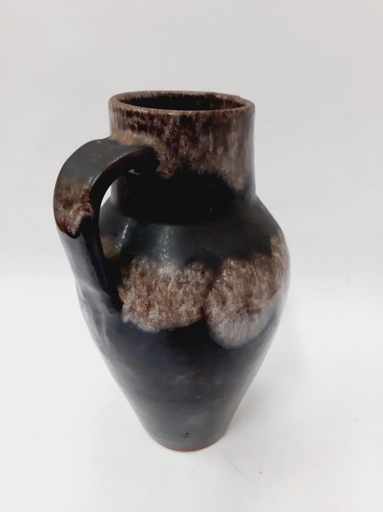 Image 1 of Brocca in ceramica smaltata vintage, 23 cm