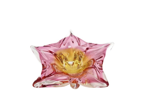 Bol décoratif de J. Hospodka pour la verrerie Chribska, ancienne Tchécoslovaquie, années 1960 – schalen, Glass