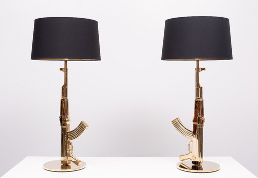 Original Flos AK 47 Kalashnikov table lamp by Philippe Starck, 2005.