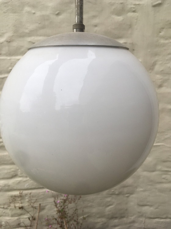 Image 1 of Sospensione art déco vintage originale