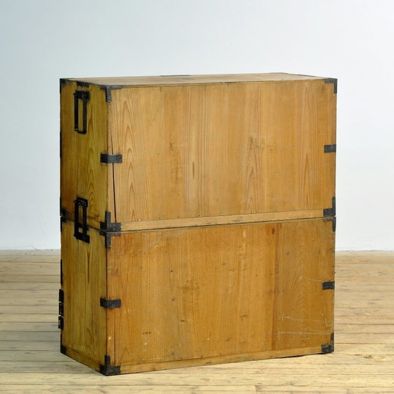 Japanese Tansu chest of drawers, circa 1870, Iron, Wood, Black (photo 15 of 15)