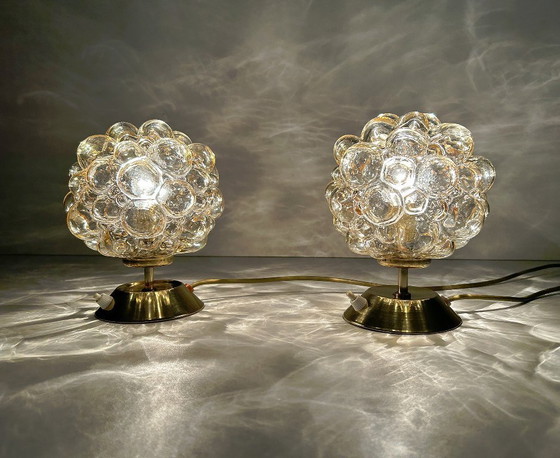 Image 1 of 2x Limburg Bubble Glas Lamps
